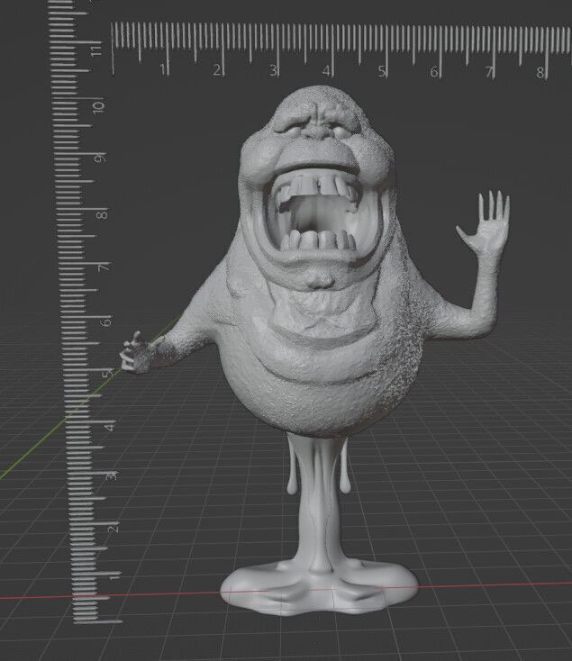 Ghost Busters Slimer 3D print model_8