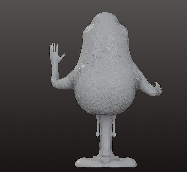 Ghost Busters Slimer 3D print model_6