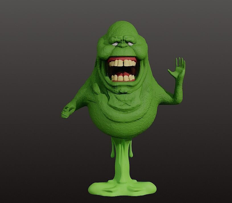 Ghost Busters Slimer 3D print model_1