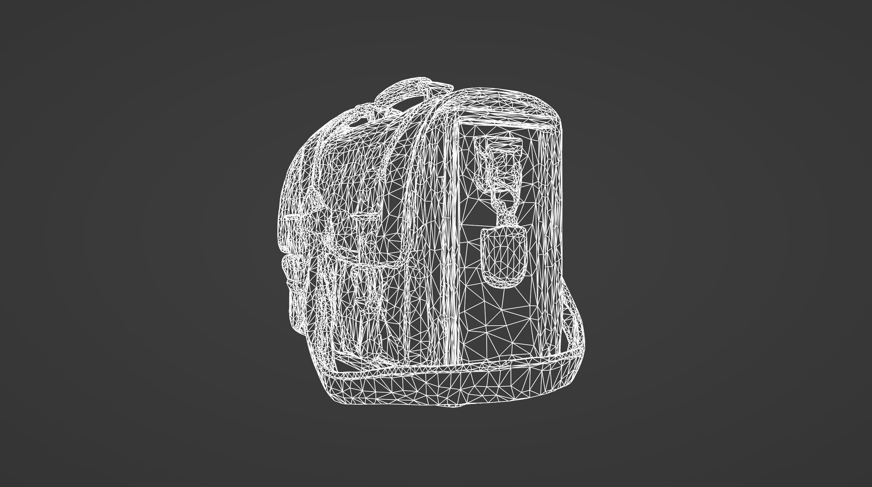 Vintage Leather Satchel with Buckle Detailing  3D Model 3D model_6