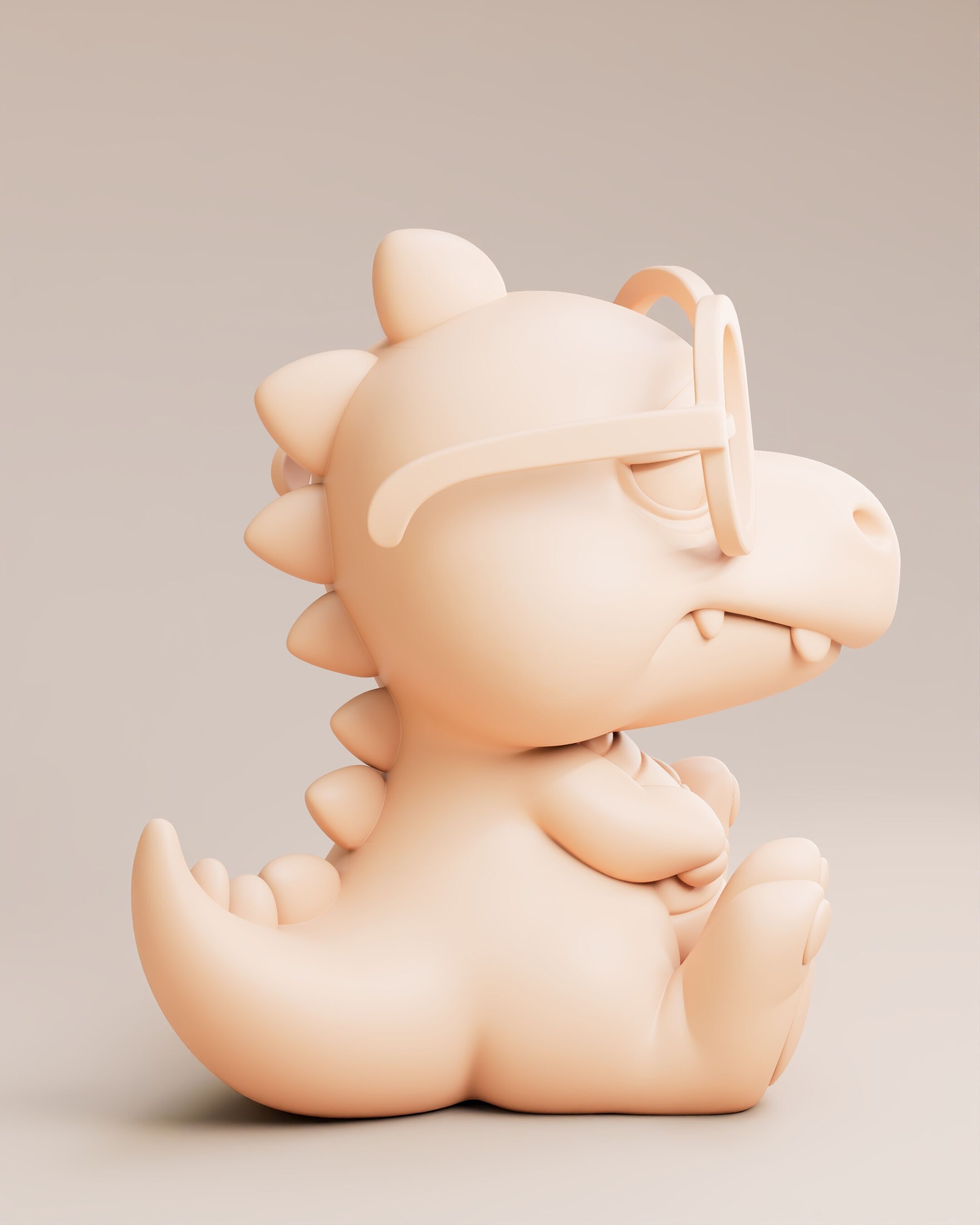 Dino-P 3D print model_2