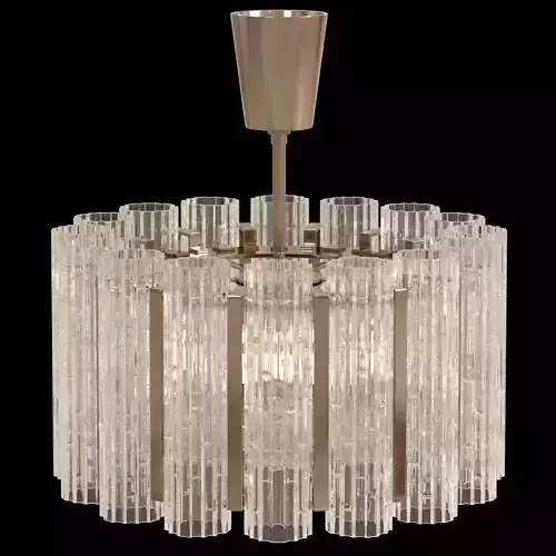 Murano Chandelier Barovier Toso Italy 1960 Low-poly 3D model