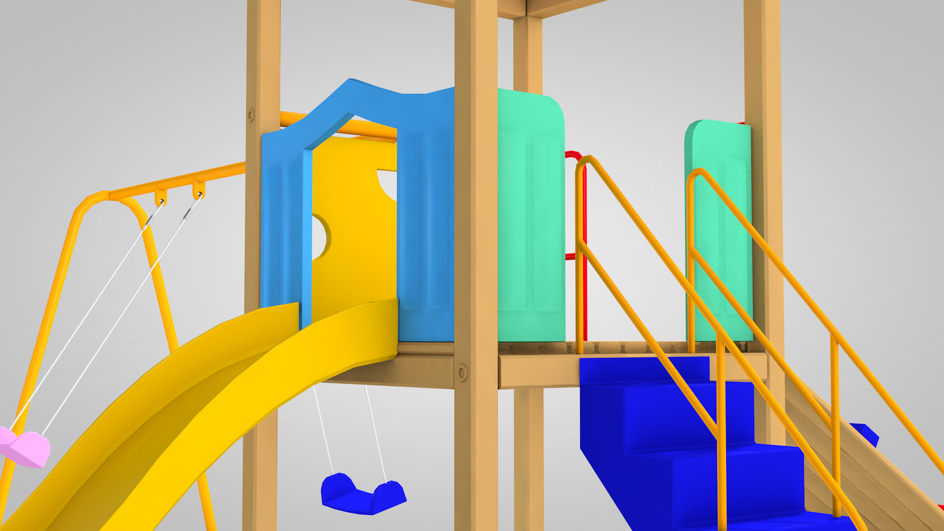 Playground Uno 3D model_1