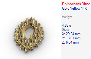 Various Marquise Heads  Findings Earrings nose rings styles 3D print model_22