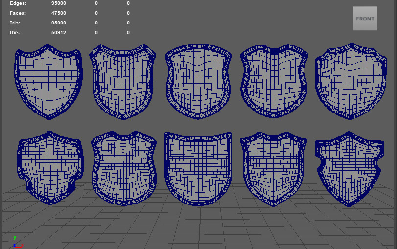 Badge Patche 02 3D model_12