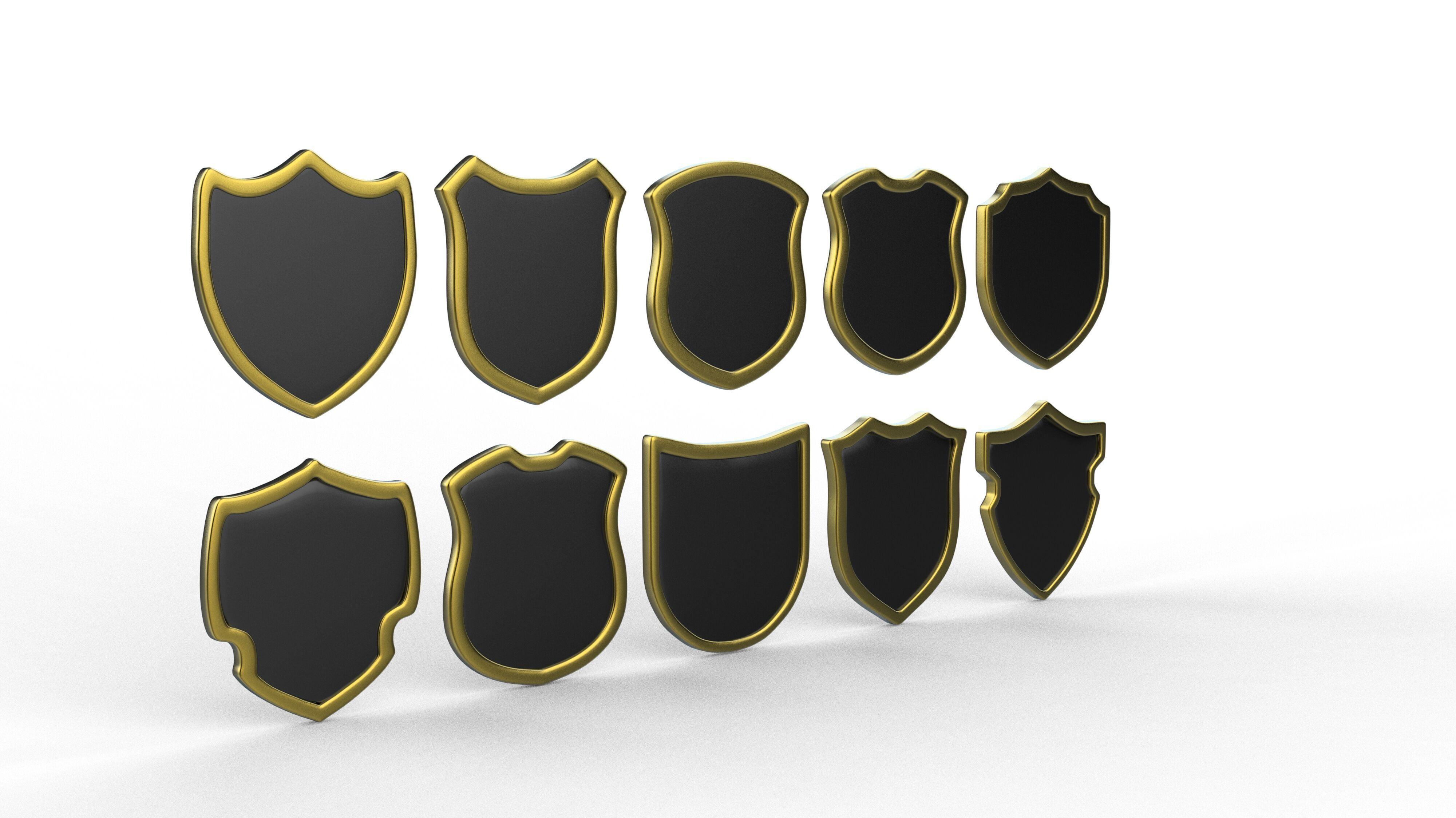 Badge Patche 02 3D model_4