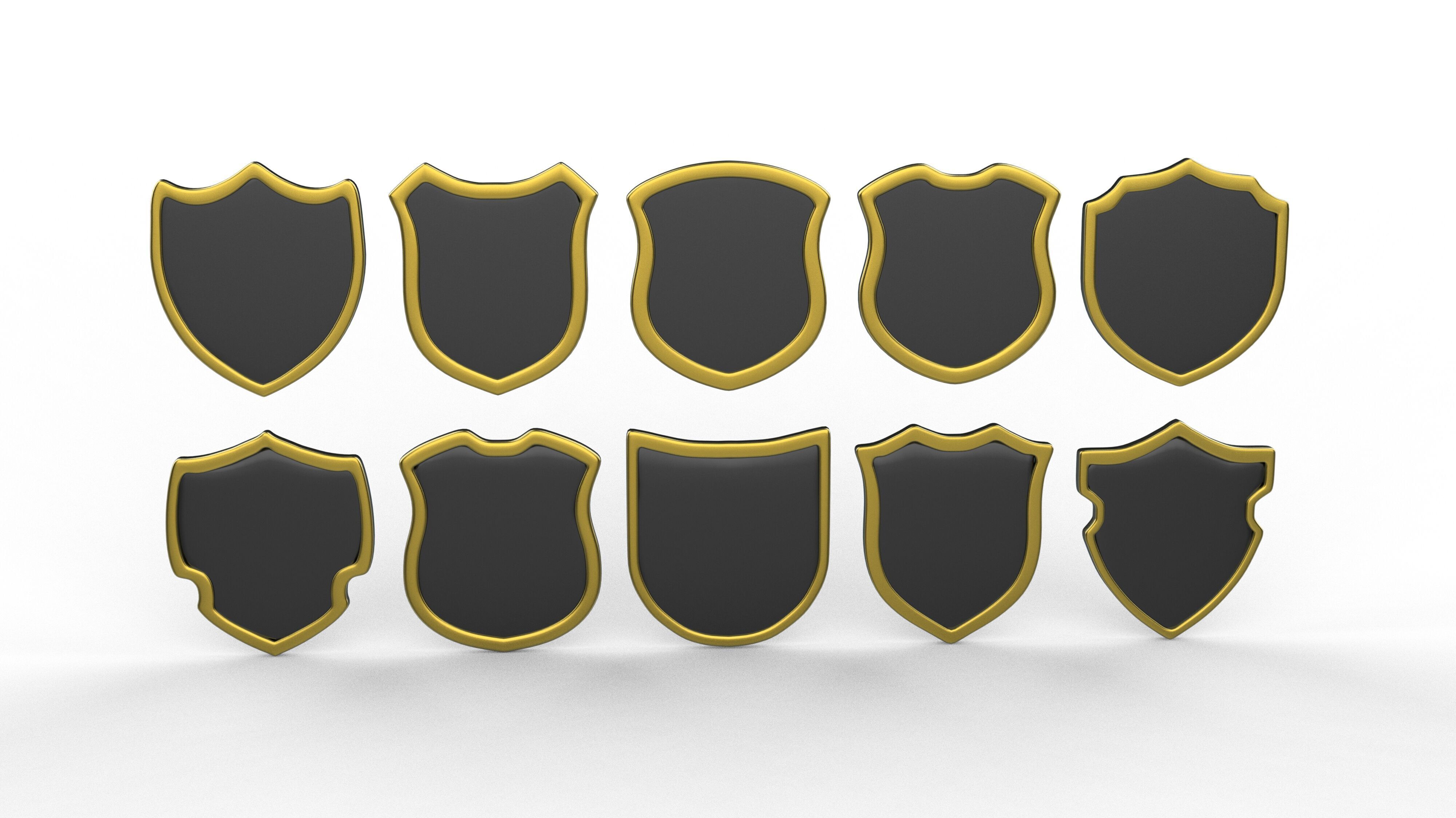 Badge Patche 02 3D model_2