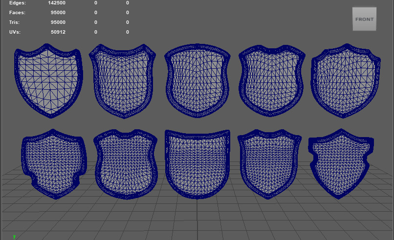 Badge Patche 02 3D model_13