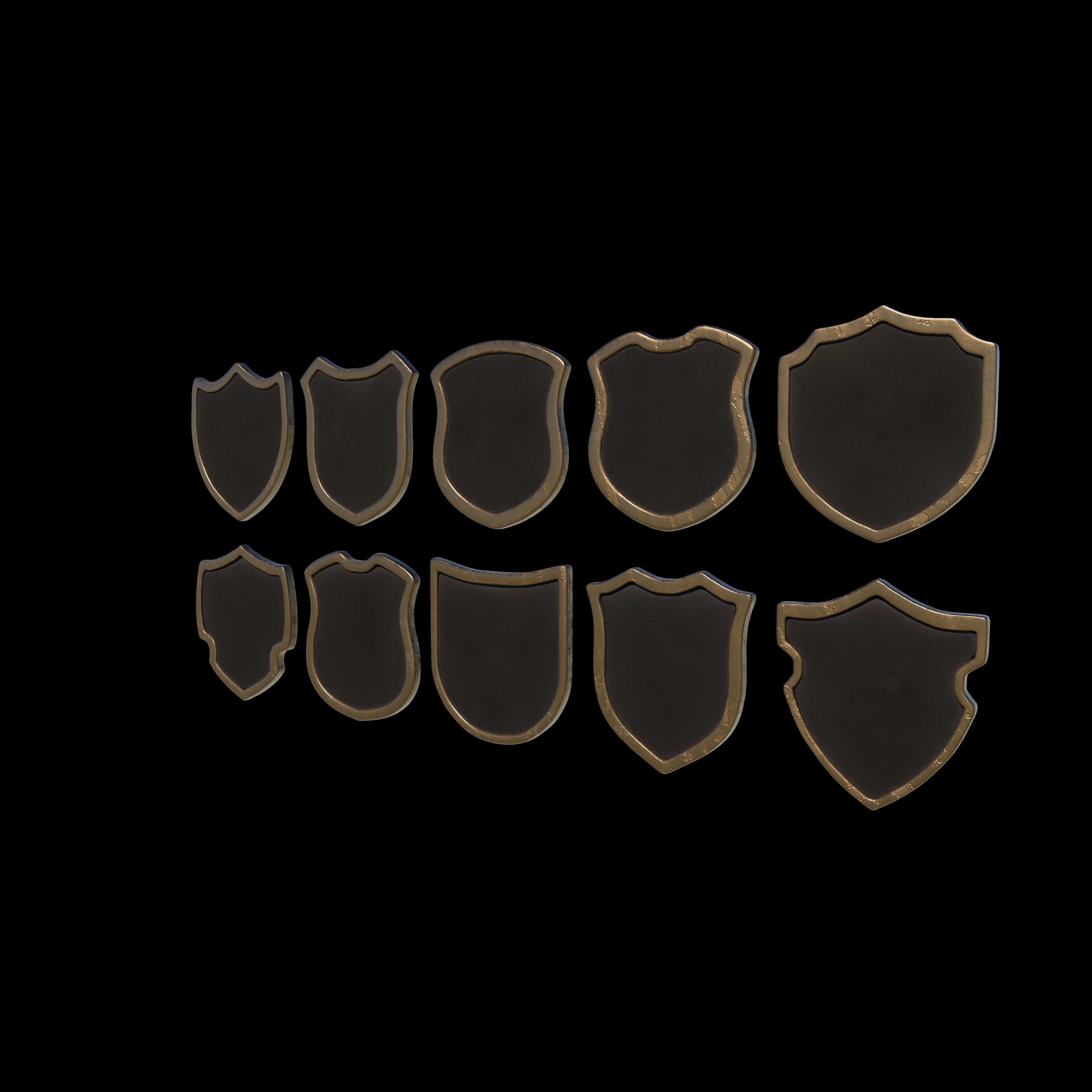 Badge Patche 02 3D model_6