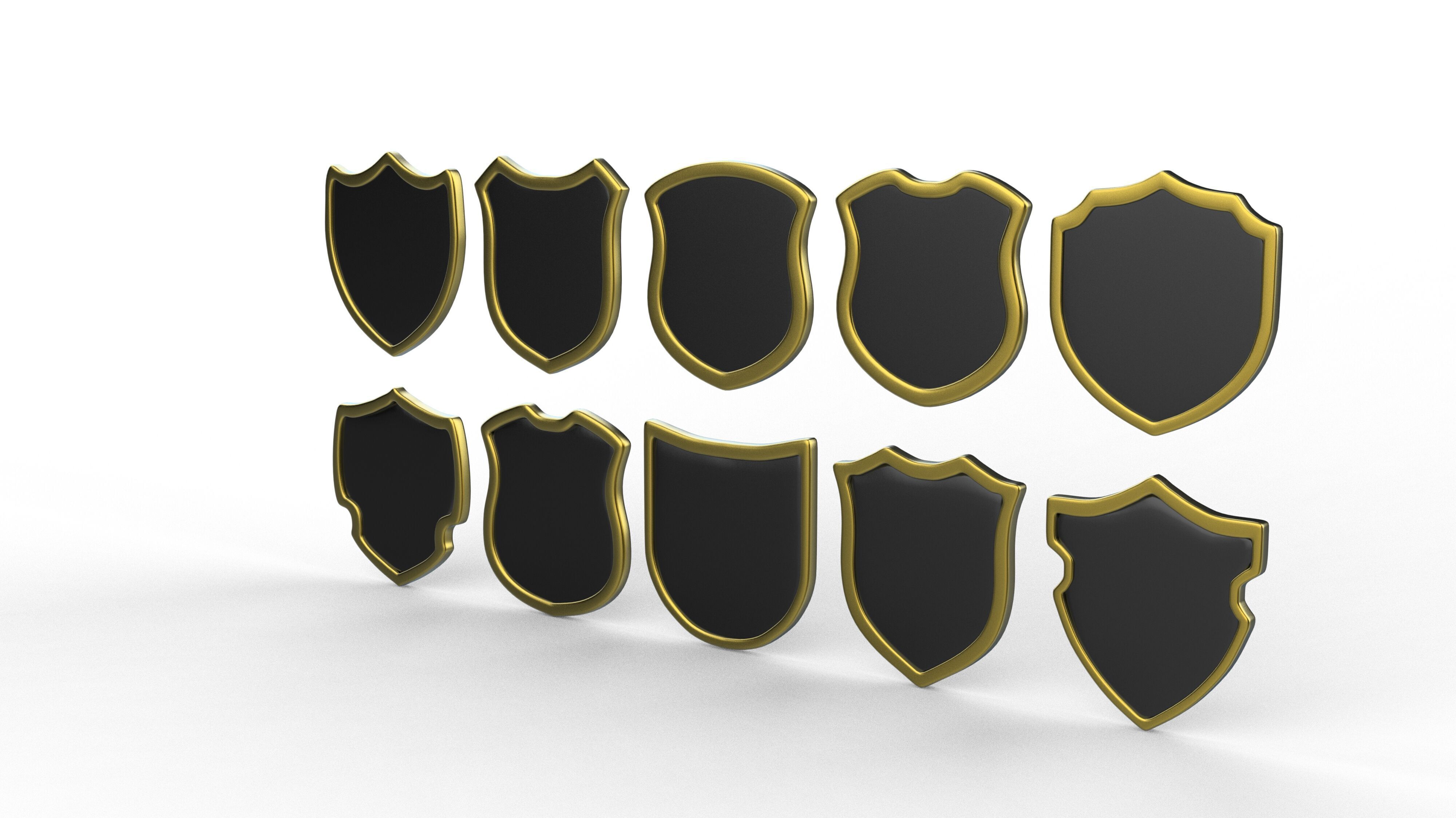 Badge Patche 02 3D model_5