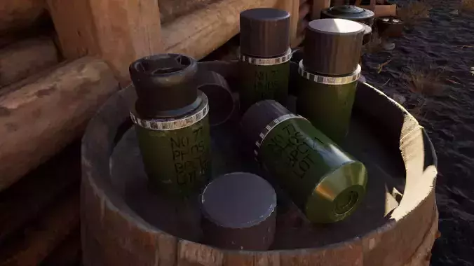 British No77 Smoke Grenade