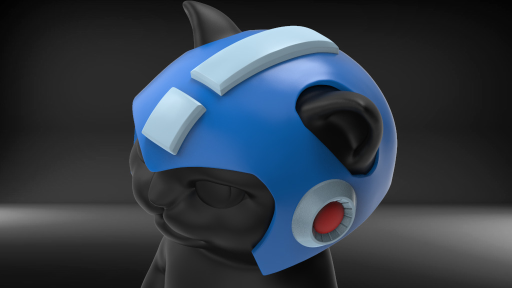 Cat Helmet STL for 3D print model_2