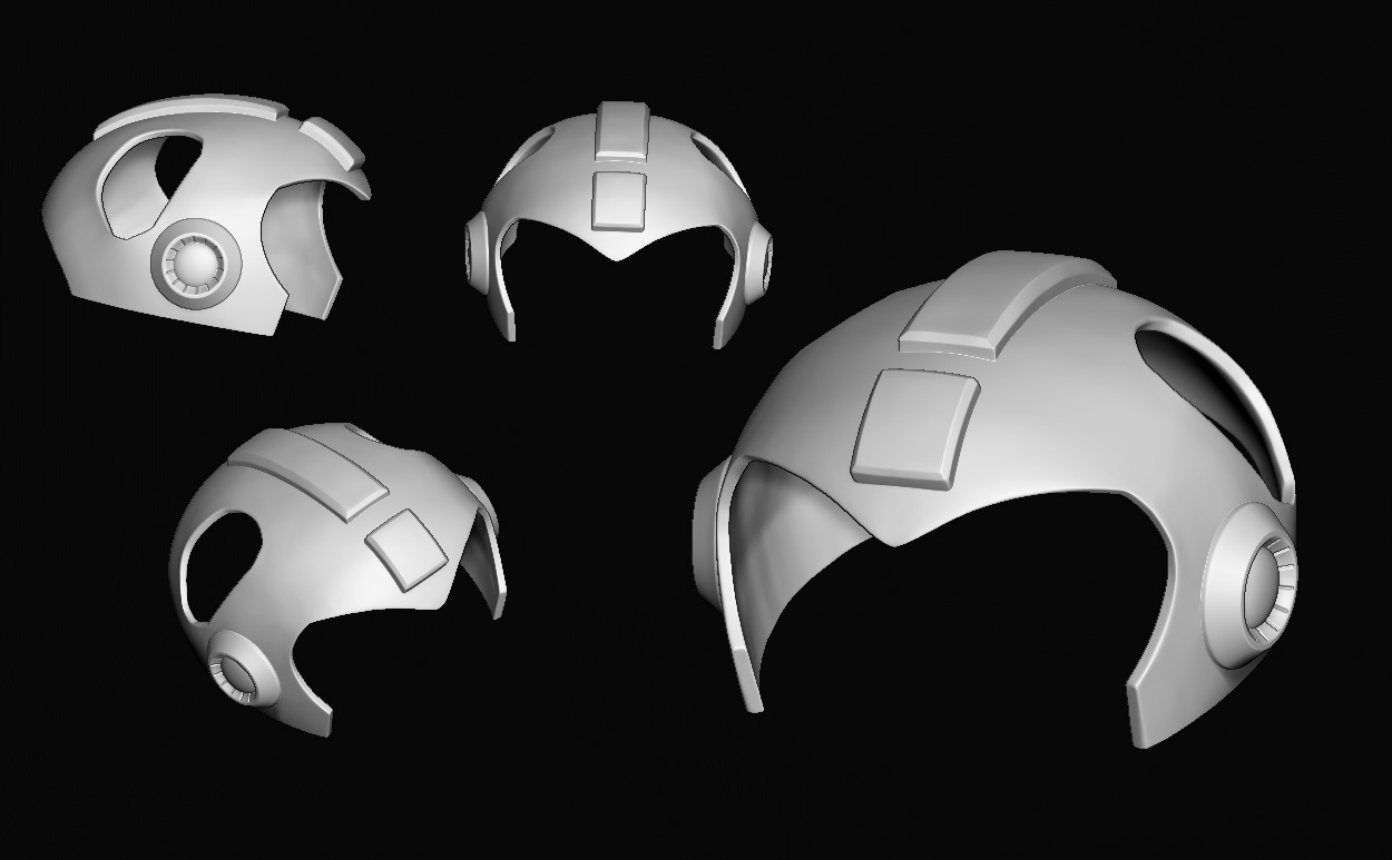 Cat Helmet STL for 3D print model_3