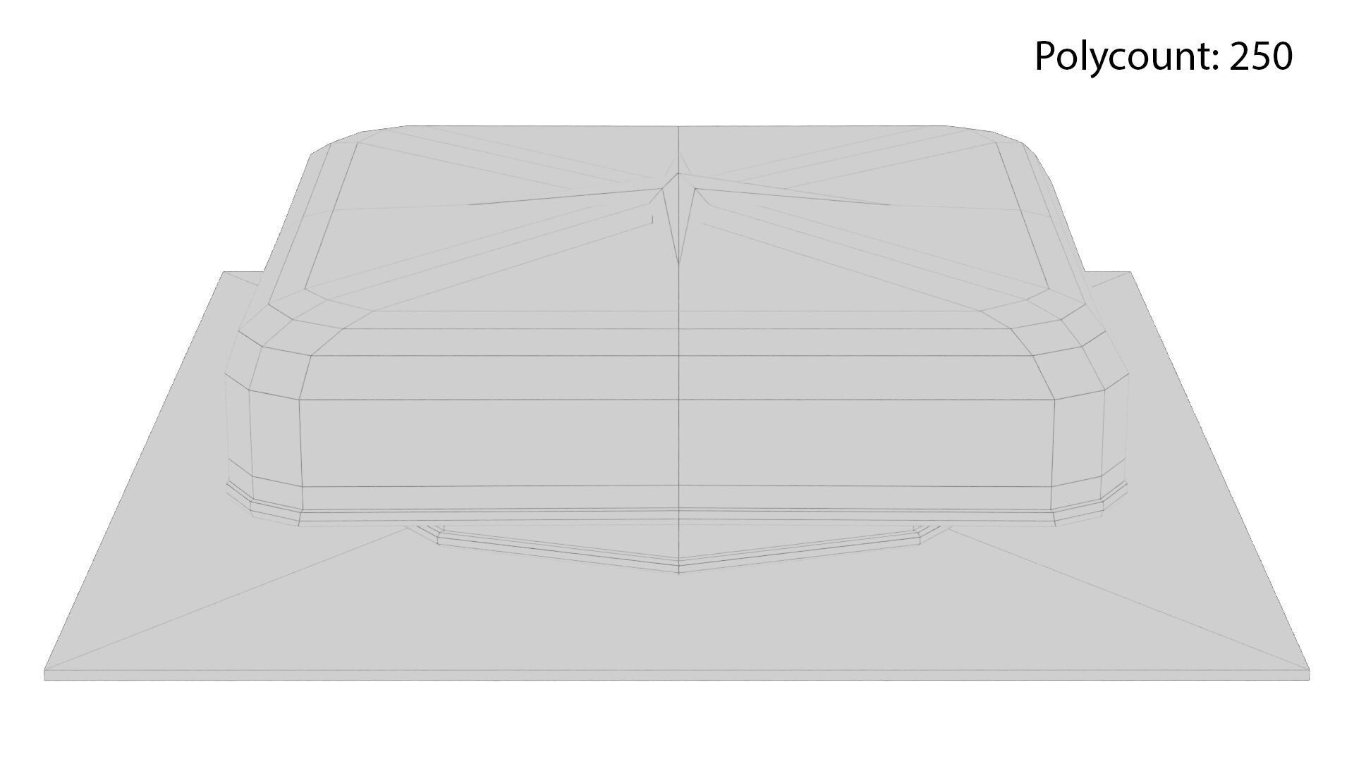 Round Top Vent Low-poly 3D model_10