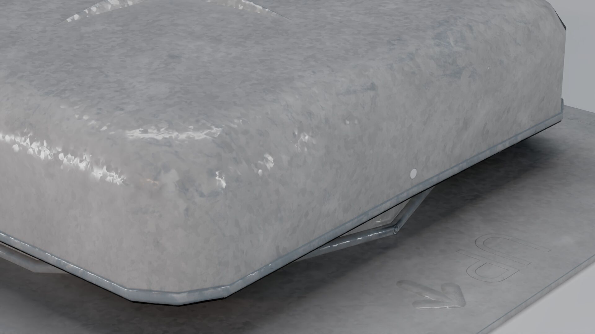 Round Top Vent Low-poly 3D model_7