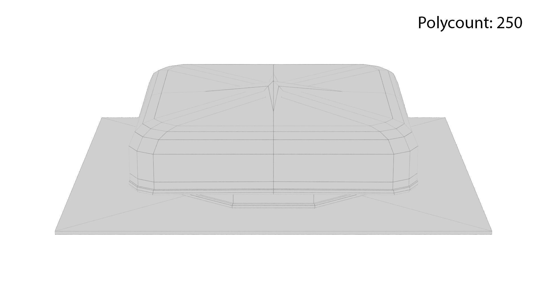 Round Top Vent Low-poly 3D model_12