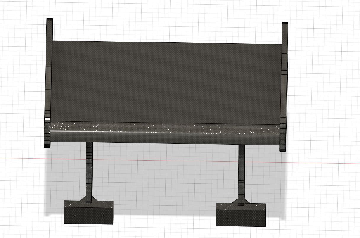 Rear Wing Shelf 3D print model_4