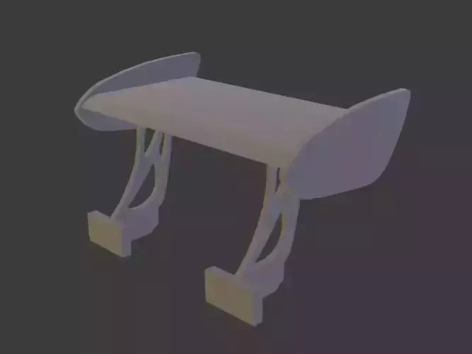 Rear Wing Shelf 3D print model