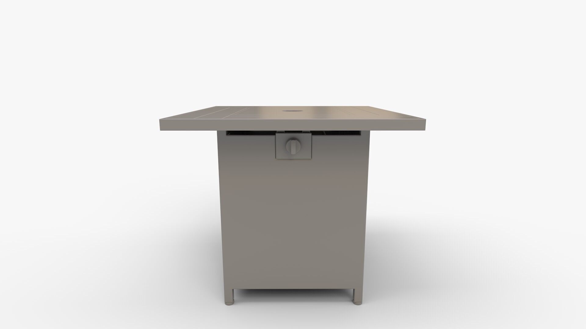 Propane Fire Pit Table 3D model_10