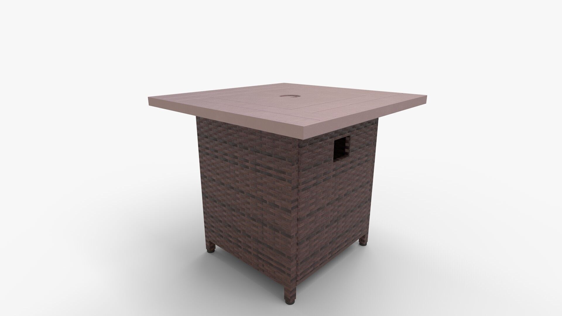 Propane Fire Pit Table 3D model_2