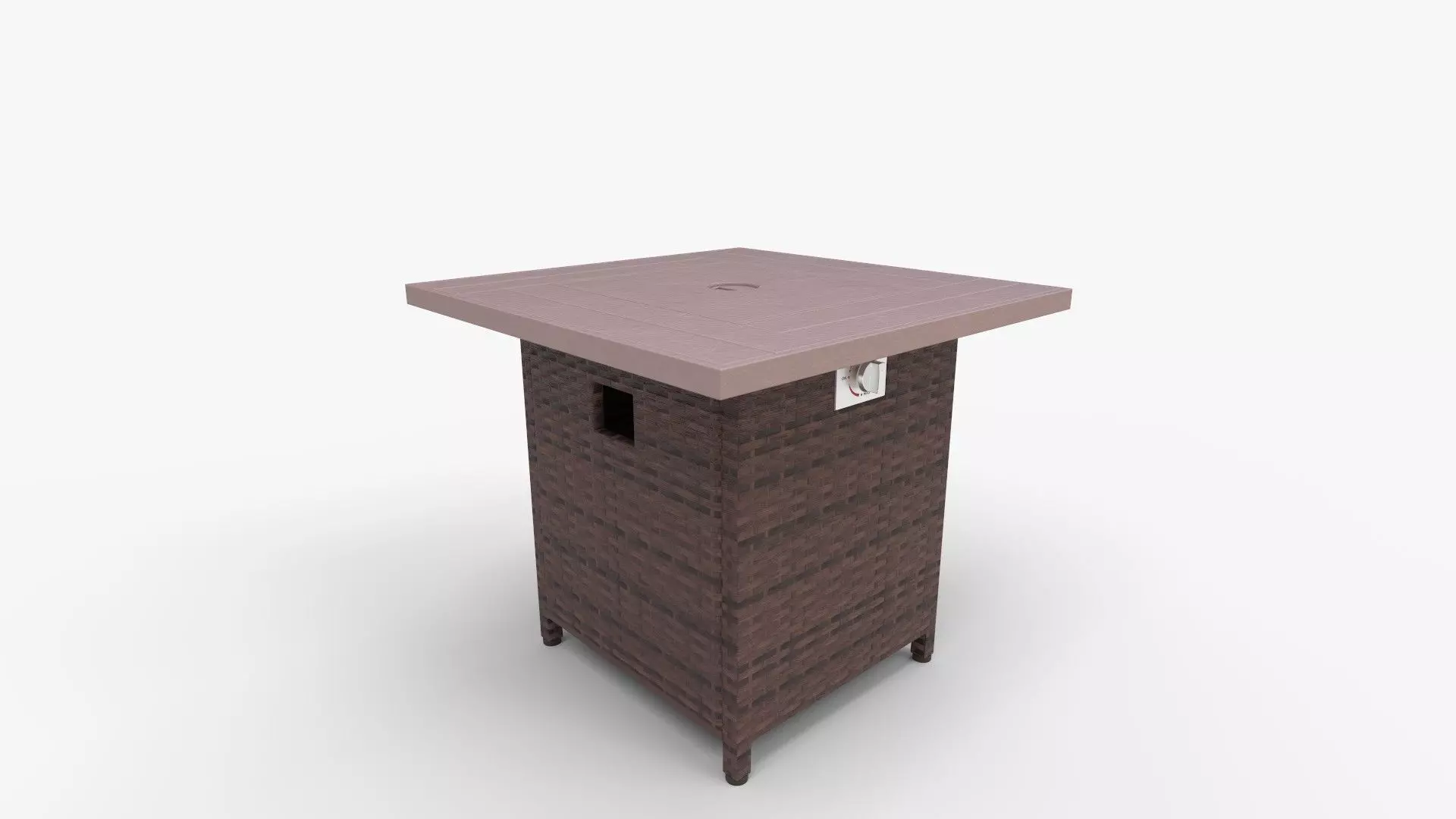 Propane Fire Pit Table 3D model_0