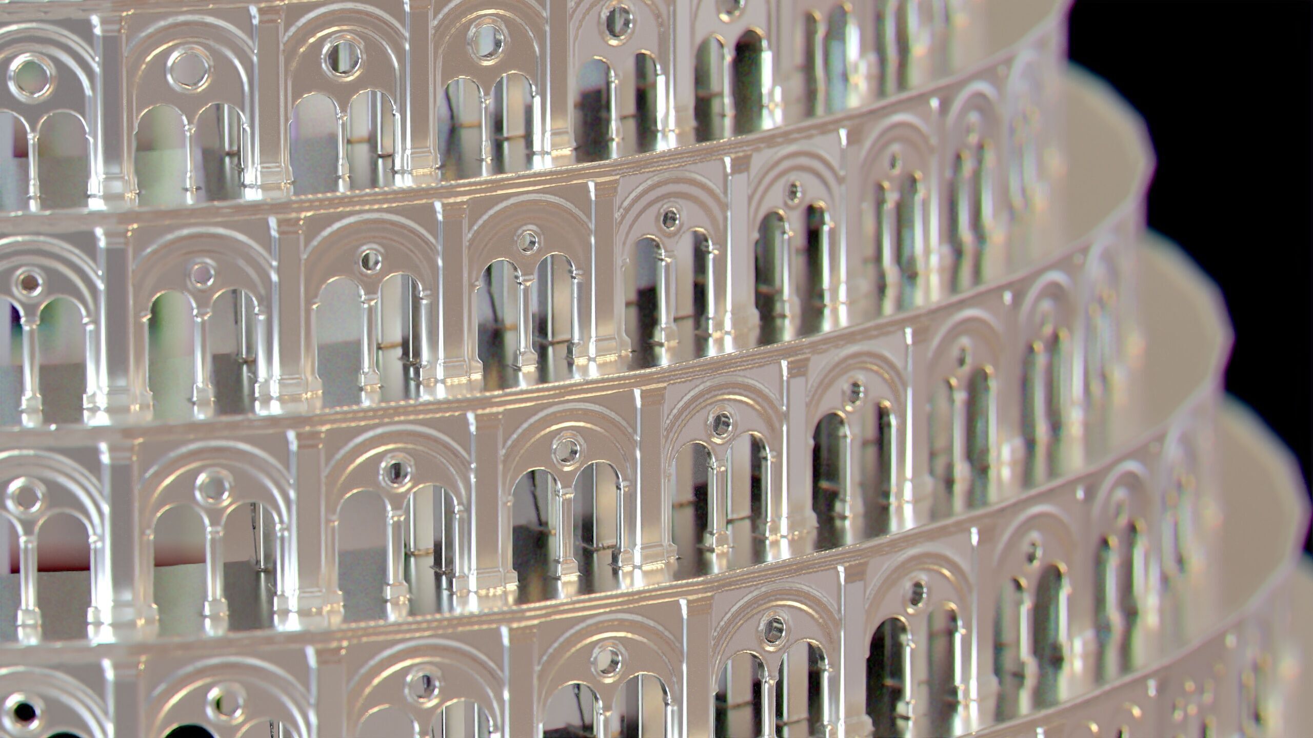 Babylon Tower of Babel 3D print model_2