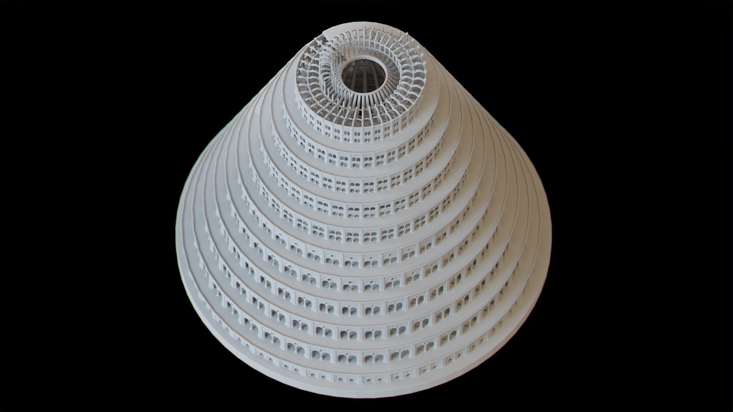 Babylon Tower of Babel 3D print model_5