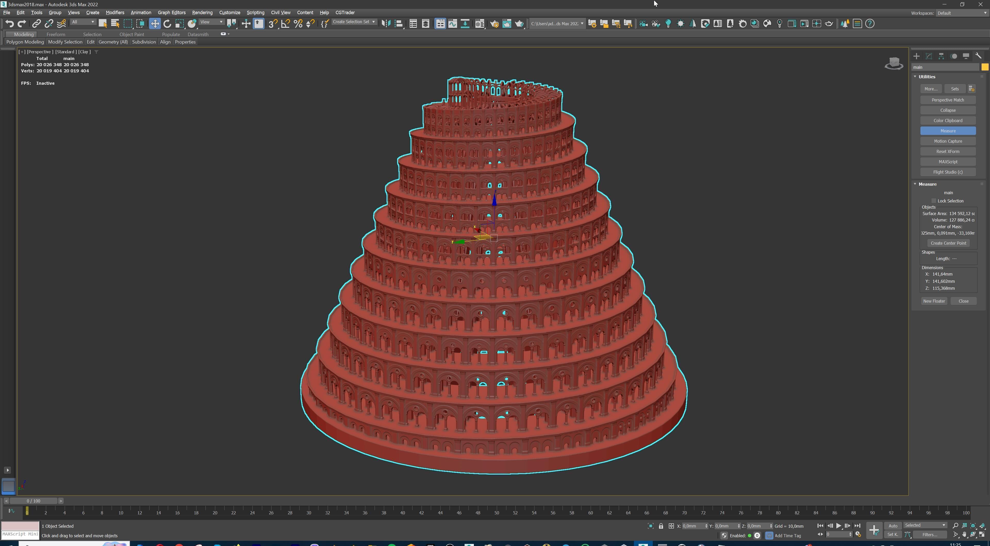 Babylon Tower of Babel 3D print model_24