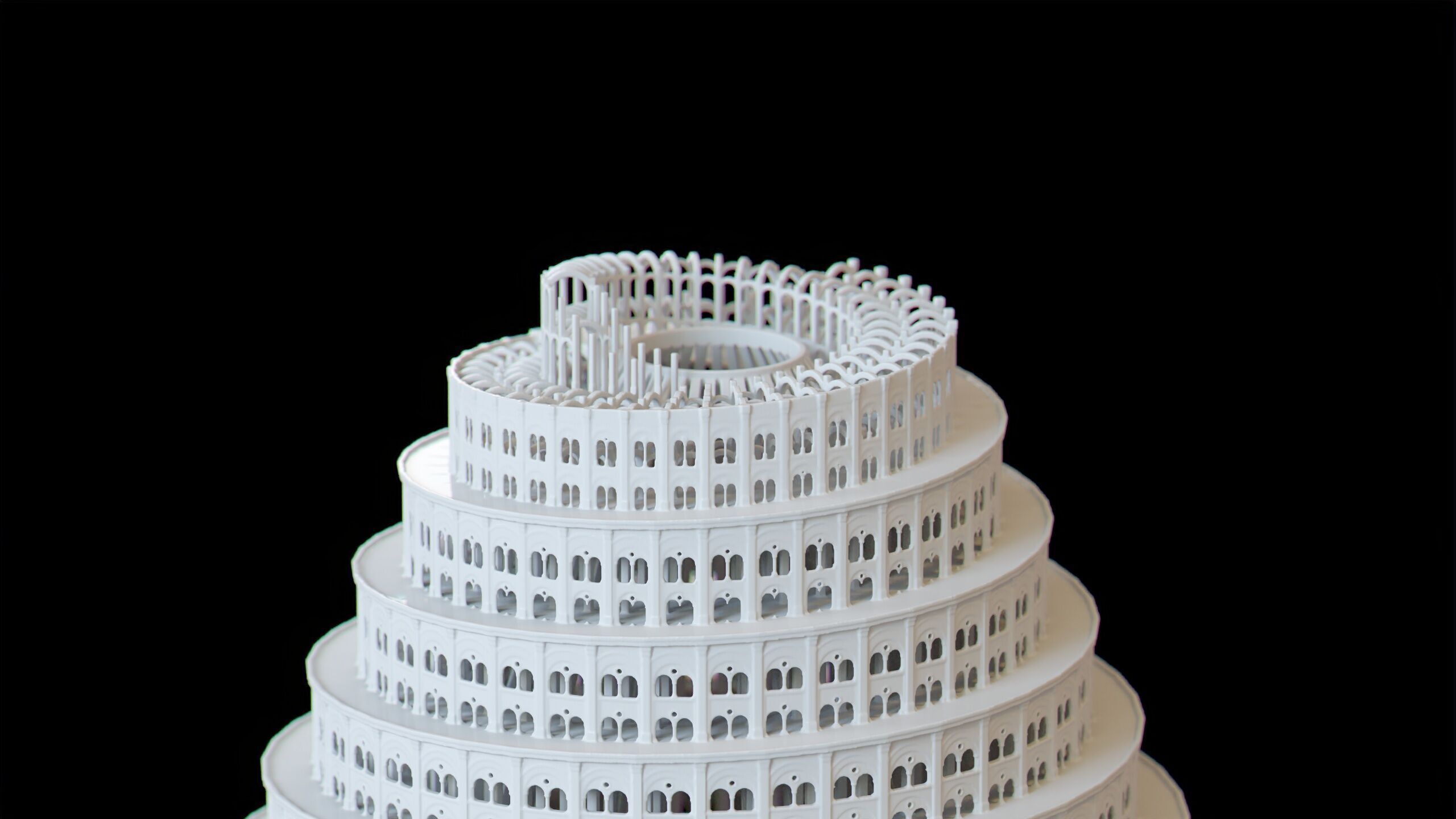 Babylon Tower of Babel 3D print model_3