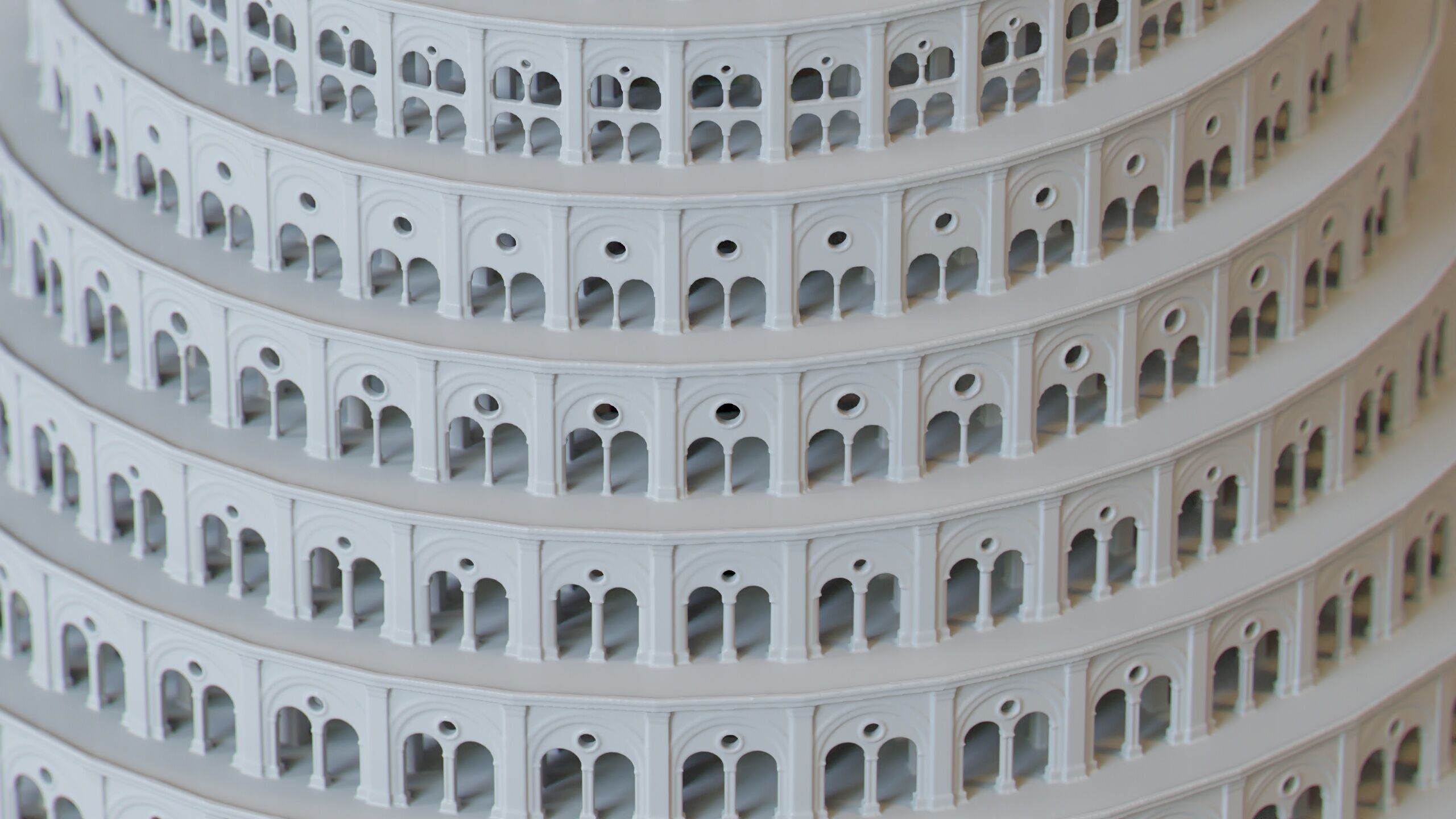 Babylon Tower of Babel 3D print model_9