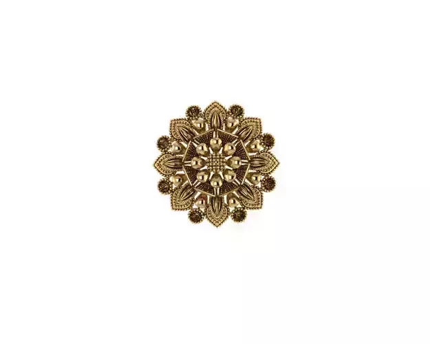 Filigree  Flower Nose Pin