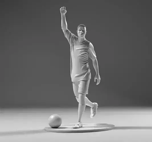 Footballer 05 Run 03 Stl