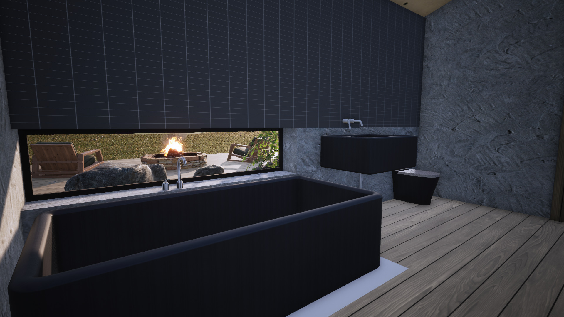 Modern House with Landscape  Twinmotion 3D Model 3D model_19