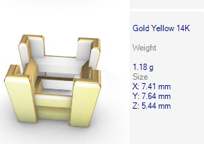 Various Princess Heads Findings Earrings nose rings styles 3D print model_21