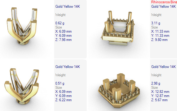 Various Princess Heads Findings Earrings nose rings styles 3D print model_20