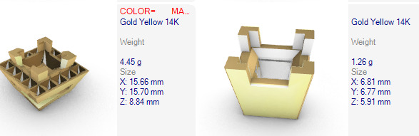 Various Princess Heads Findings Earrings nose rings styles 3D print model_18