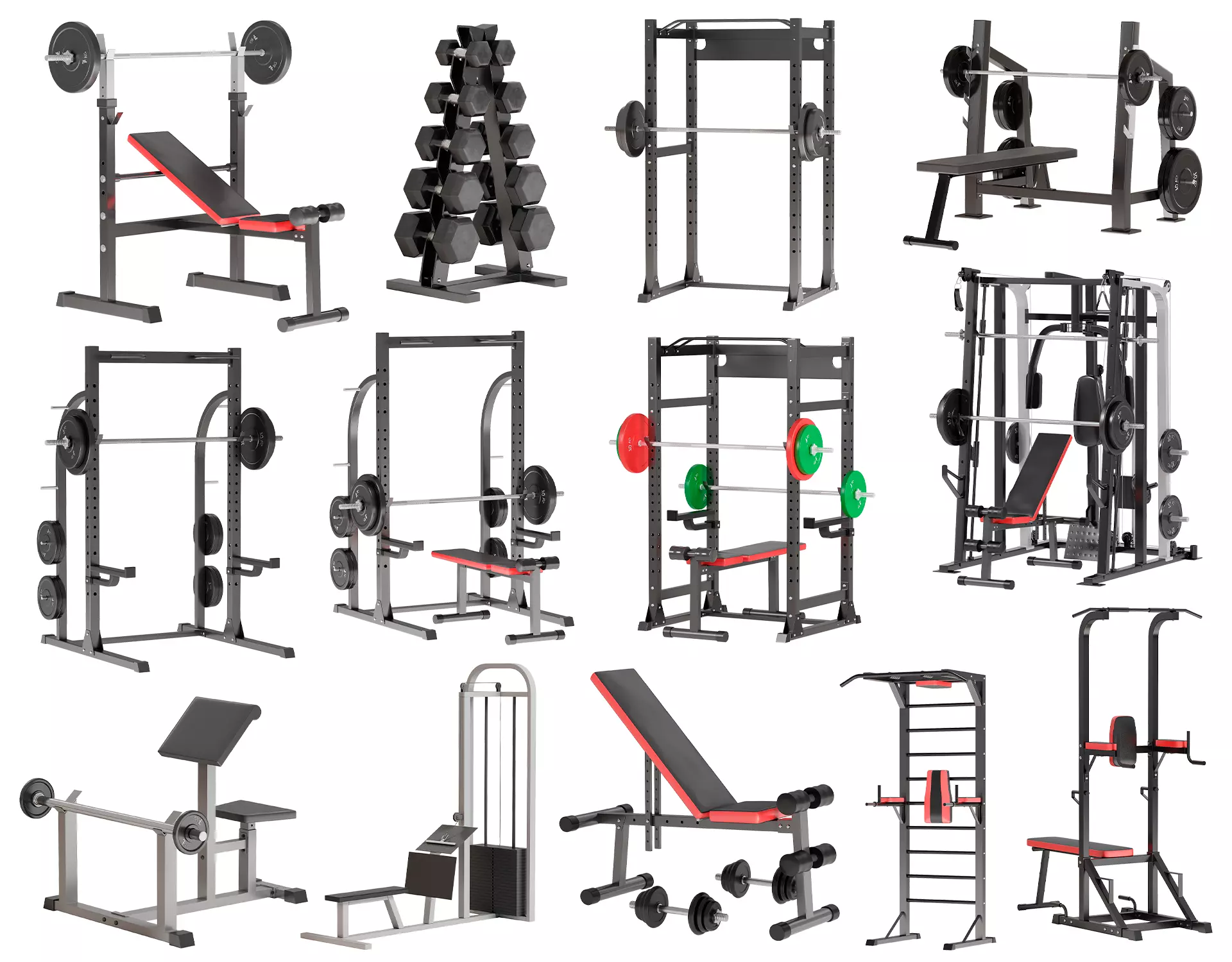 GYM Equipment 3D model