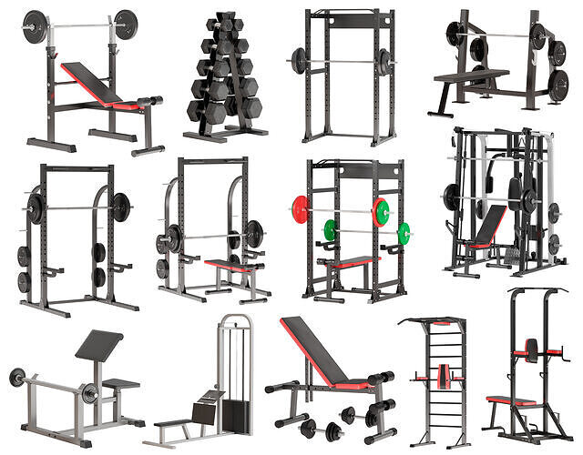 GYM Equipment 3D model