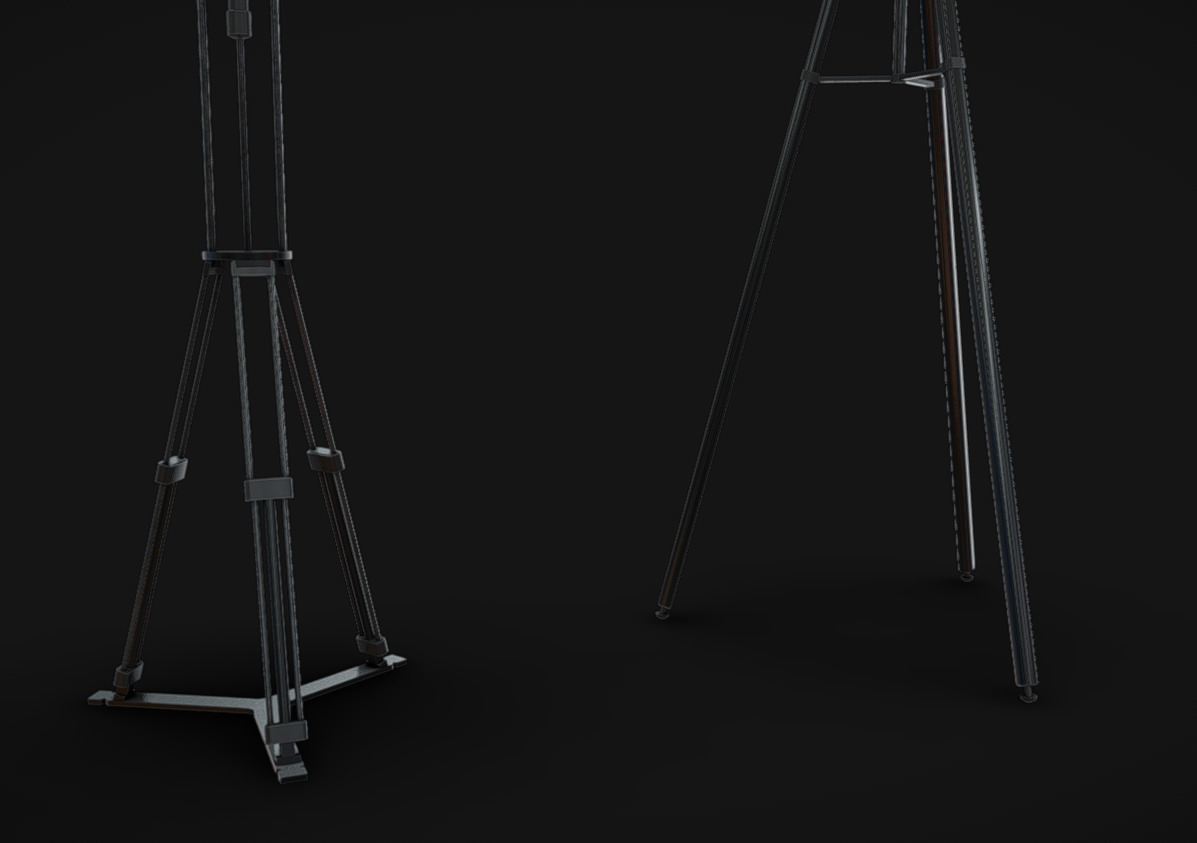 Camcorder Pack 01 Low-poly 3D model_10