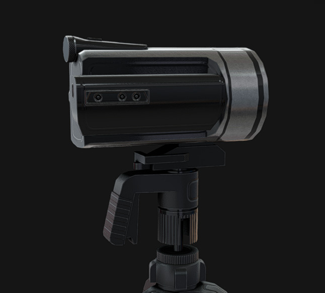 Camcorder Pack 01 Low-poly 3D model_9
