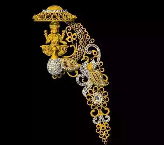 laxmi necklace 3dm file