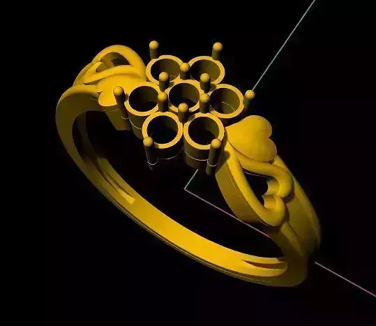 cluster ring 3dm file