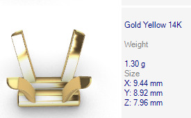 Various Round Heads Findings Earrings nose rings styles 3D print model_44