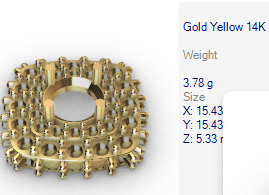 Various Round Heads Findings Earrings nose rings styles 3D print model_8