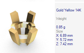 Various Round Heads Findings Earrings nose rings styles 3D print model_49