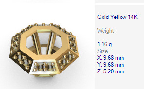 Various Round Heads Findings Earrings nose rings styles 3D print model_38