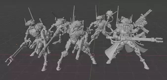 Sick Avian Infiltrators 3D print model