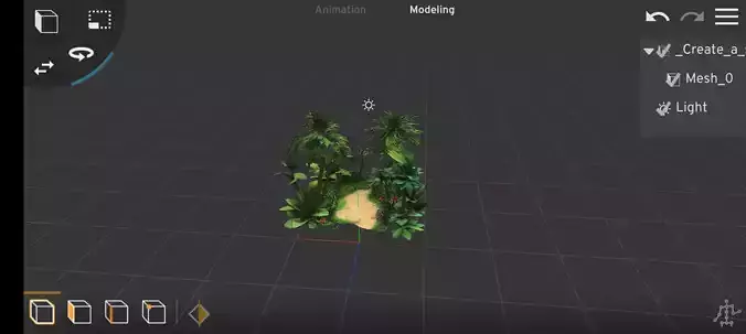Low poly jungle 