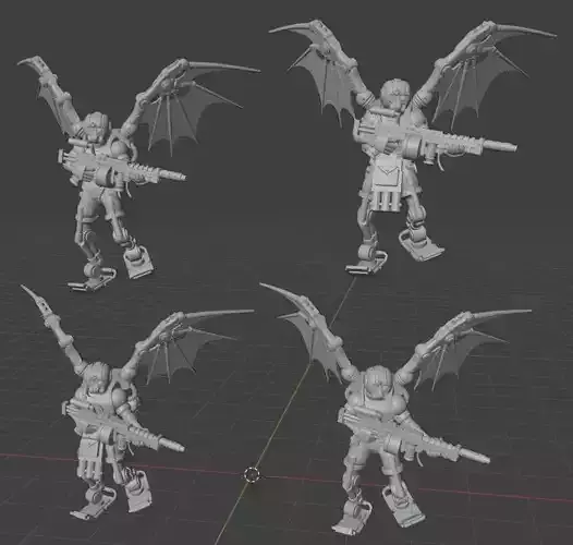 Peter Axe Sky Stalkers 3D print model
