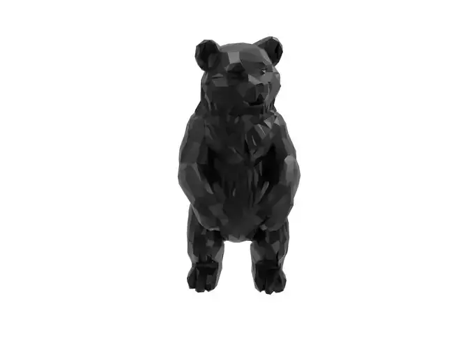 Bear Animal Low Poly